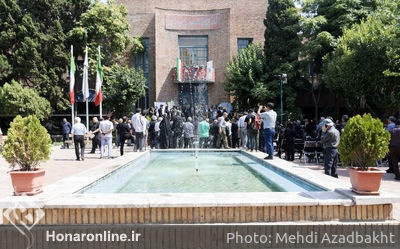 تشییع پیکر زنده یاد ناصر هوشمندوزیری در خانه هنرمندان ایران