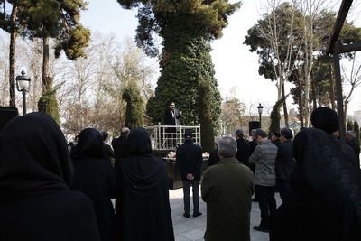 تشییع پیکر عبدالکریم مهرافشان آهنگساز پیشکسوت از تالار وحدت