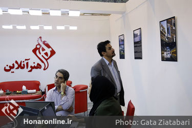 غرفه هنرآنلاین در هفتمین روز بیست و سومین نمایشگاه مطبوعات