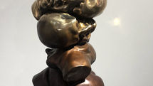 Hossein Azadi sculpture exhibition at Etemad Gallery 1
