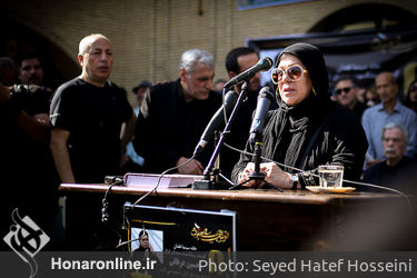 مراسم تشییع پیکر "حسین عرفانی" دوبلور پیشکسوت