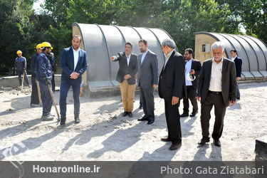بازدید معاون امور هنری از روند بهسازی موزه هنرهای معاصر تهران