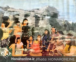 نمایشگاه آثار ماندانا کسرایی و پریسا شیرزادی در گالری آس