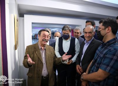 نمایشگاه خوشنویسی «خم گیسو» افتتاح شد | تفرجی در خط شکسته نستعلیق