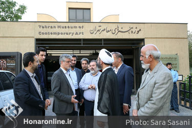 بازدید نمایندگان مجلس شورای اسلامی از موزه هنرهای معاصر
