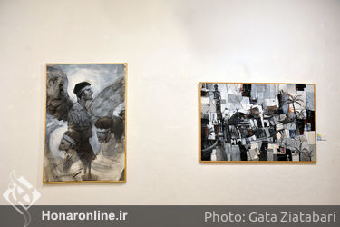 نمایشگاه آثار تجسمی به مناسبت هفته هنر انقلاب اسلامی در فرهنگسرای نیاوران/ ۲