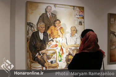 نمایشگاه نقاشی داوود زندیان در گالری ایرانشهر