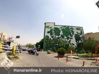 اجرای دیوارنگاری و ساماندهی بصری شهر تهران در رویداد بهارستان تهران 1400