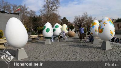  رنگ آمیزی تخم مرغ های نوروزی