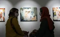 نمایشگاه نقاشی آزاده اولیایی شاد در گالری فرمانفرما