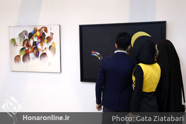 نمایشگاه تابلوهای نقاشی اساتید هنر در غرفه هنرآنلاین