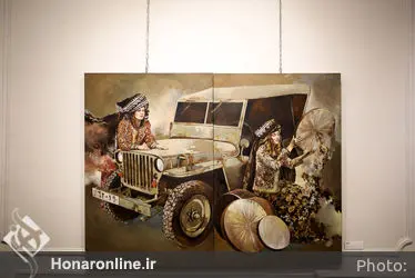 افتتاحیه نمایشگاه نقاشی های سروناز سلطانی در گالری موزه هنرهای زیبا