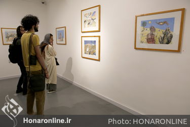 نمایشگاه نقاشی های فرشید ملکی در گالری هور-