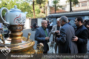 مراسم گرامى‌داشت هفتمین شب شهادت امام حسین (ع) در موسسه توسعه هنرهای معاصر