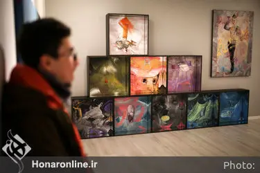 افتتاحیه نمایشگاه نقاشی های سعید رفیعی منفرد در گالری ساربان