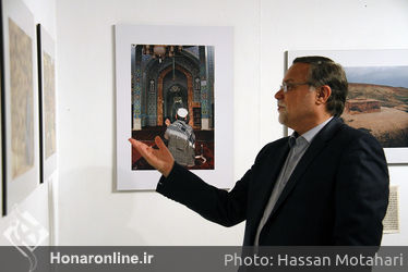 بازدید سید مجتبی حسینی از نمایشگاه "افغانستان،فرهنگ وزندگی در رمضان"