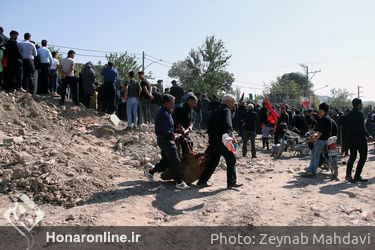 مراسم سنتی مذهبی قالیشویان در مشهد اردهال کاشان