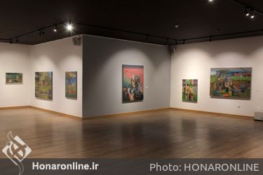 نمایشگاه نقاشی عیسی جباری در گالری آس