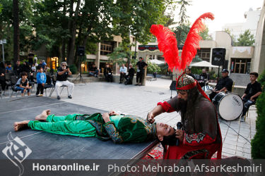 اجرای ده مجلس تعزیه سیدالشهدا(ع) در فضای باز فرهنگسرای نیاوران