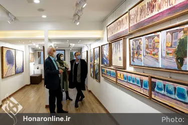 نمایشگاه نقاشی آرمین ابراهیم پور در گالری بهارک