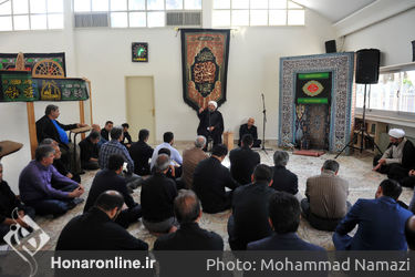 مراسم عزاداری اباعبدالله الحسین (ع) در معاونت هنری وزارت ارشاد
