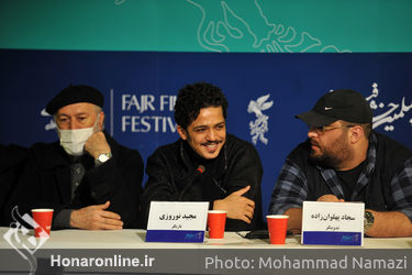 اولین روز چهلمین جشنواره فیلم فجر در برج میلاد-نشست خبری فیلم «مرد بازنده»