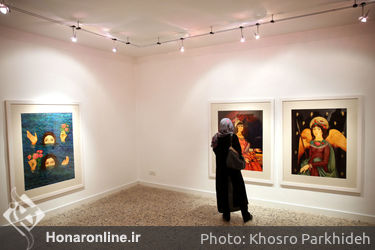 افتتاحیه نمایشگاه لادن بروجردی در گالری هما