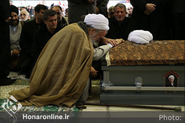 مراسم تشییع پیکر آیت الله هاشمی رفسنجانی  در دانشگاه تهران