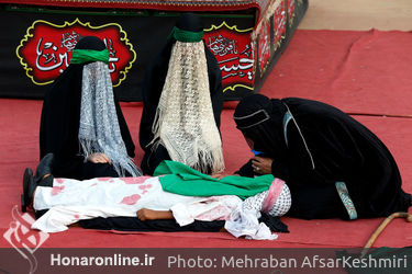 اجرای بیست و نهمین آیین تعزیه در فرهنگسرای خاوران