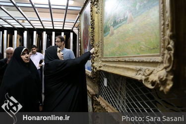 بازدید نمایندگان مجلس شورای اسلامی از موزه هنرهای معاصر