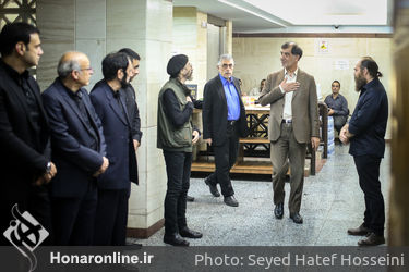 مراسم ختم سیدضیاءالدین دری در مسجد جامع شهرک غرب