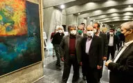  رونمایی از تابلوی نقاشی اربعین استاد کیومرث قورچیان