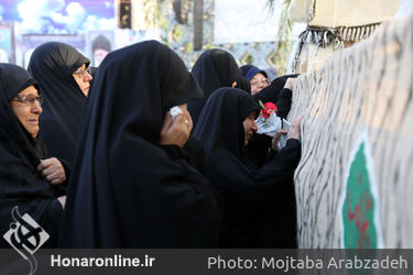 مراسم تشییع پیکر مطهر شهید حججی