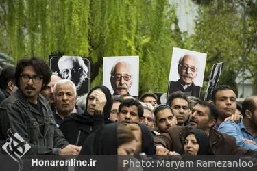 تشییع پیکر جمشید مشایخی