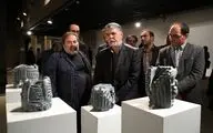 بازدید وزیر ارشاد از نمایشگاه دوسالانه مجسمه سازی در موزه هنرهای معاصر