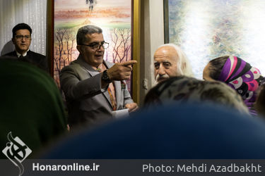 مراسم رونمایی از تندیس استاد حسین محجوبی