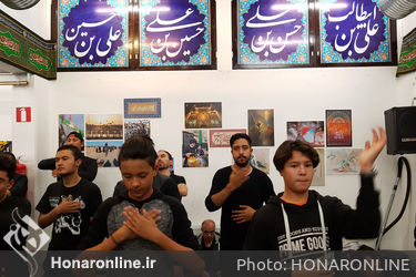 مراسم عزاداری هنری ایرانیان در فنلاند