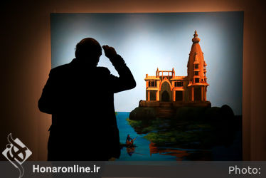 افتتاحیه نمایشگاه نقاشی های قاسم محمدی در گالری ایوان