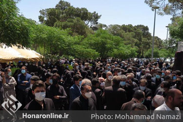  تشییع پیکر علی مرادخانی، معاون سابق امور هنری وزارت فرهنگ و ارشاد اسلامی