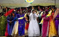 طراحی لباس مدرن اجتماع با الهام از لباس اقوام بختیاری و قشقایی