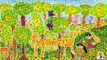 Iranian children shine at Japan painting contest
