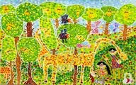 Iranian children shine at Japan painting contest
