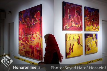 نمایشگاه آثار پویا جمالی در گالری خط سفید