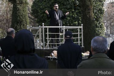 تشییع پیکر عبدالکریم مهرافشان آهنگساز پیشکسوت از تالار وحدت