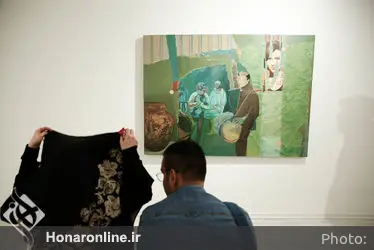 افتتاحیه ی نمایشگاه نقاشی عیسی جباری ممقانی در گالری ساربان