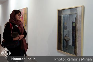 افتتاحیه نمایشگاه نقاشی های علی گلستانه در گالری مریم فصیحی هرندی