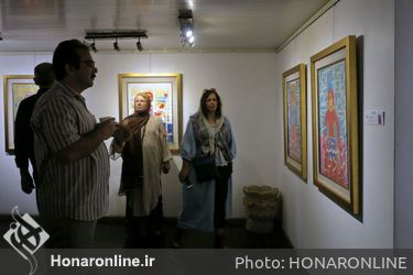 نمایشگاه نقاشی‌های علی قهرمانی در گالری سیحون