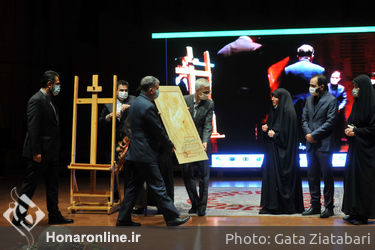 مراسم رونمایی از سردیس شهید حاج قاسم سلیمانی در تالار رودکی
