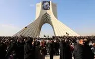وداع مردم تهران با شهدای مقاومت