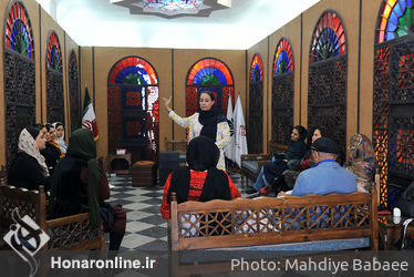 ورکشاپ نقالی دکتر پرویز ممنون در موسسه توسعه هنرهای معاصر